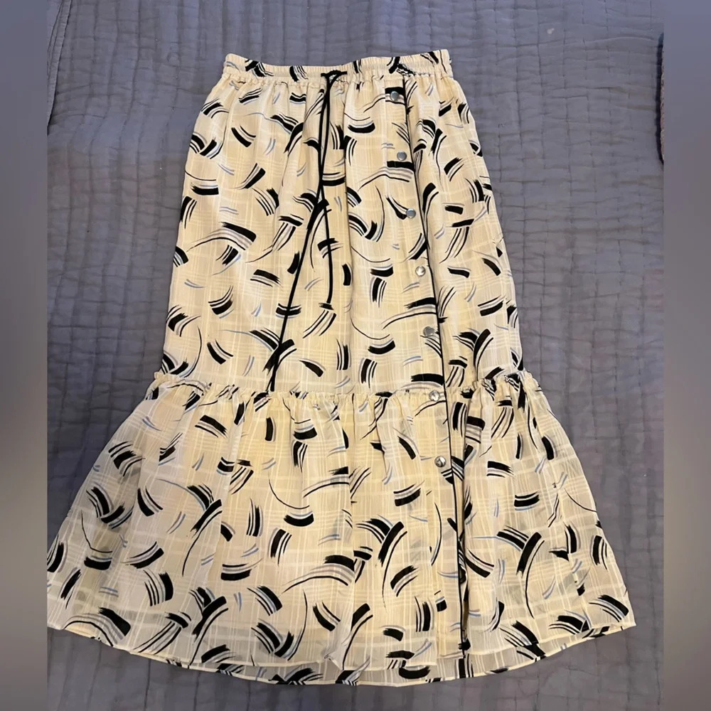 COACH Brushstroke Plaid Skirt - Picture 2 of 8